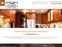 Tablet Screenshot of glscustomcabinetry.com